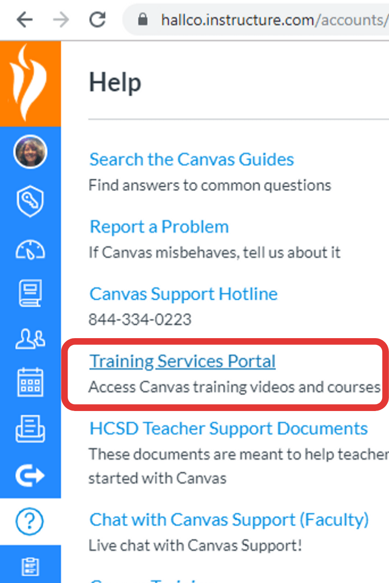 Canvas Training Support Services